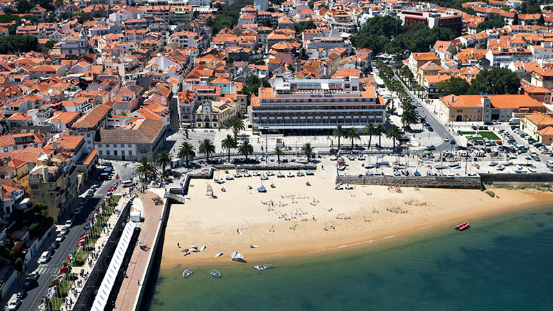 by udsigt på hotel baia cascais portugal